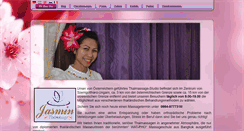 Desktop Screenshot of jasminthaimassage.com