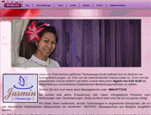 Tablet Screenshot of jasminthaimassage.com
